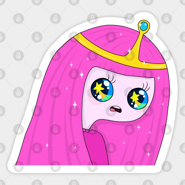 Princess Bubblegum Sticker by valentinahramov